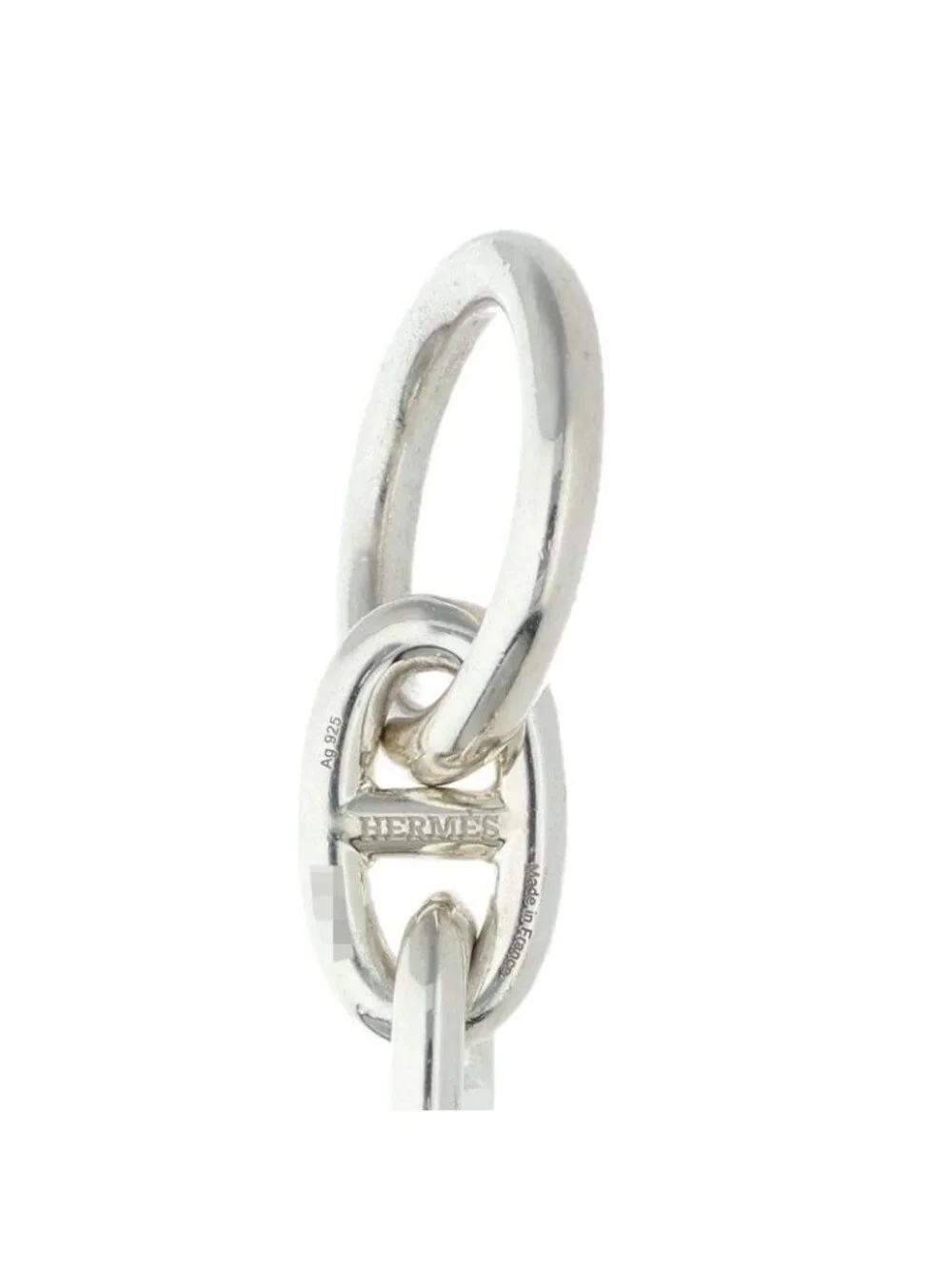 Hermes Chaine D'ancre MM Silver Bracelet